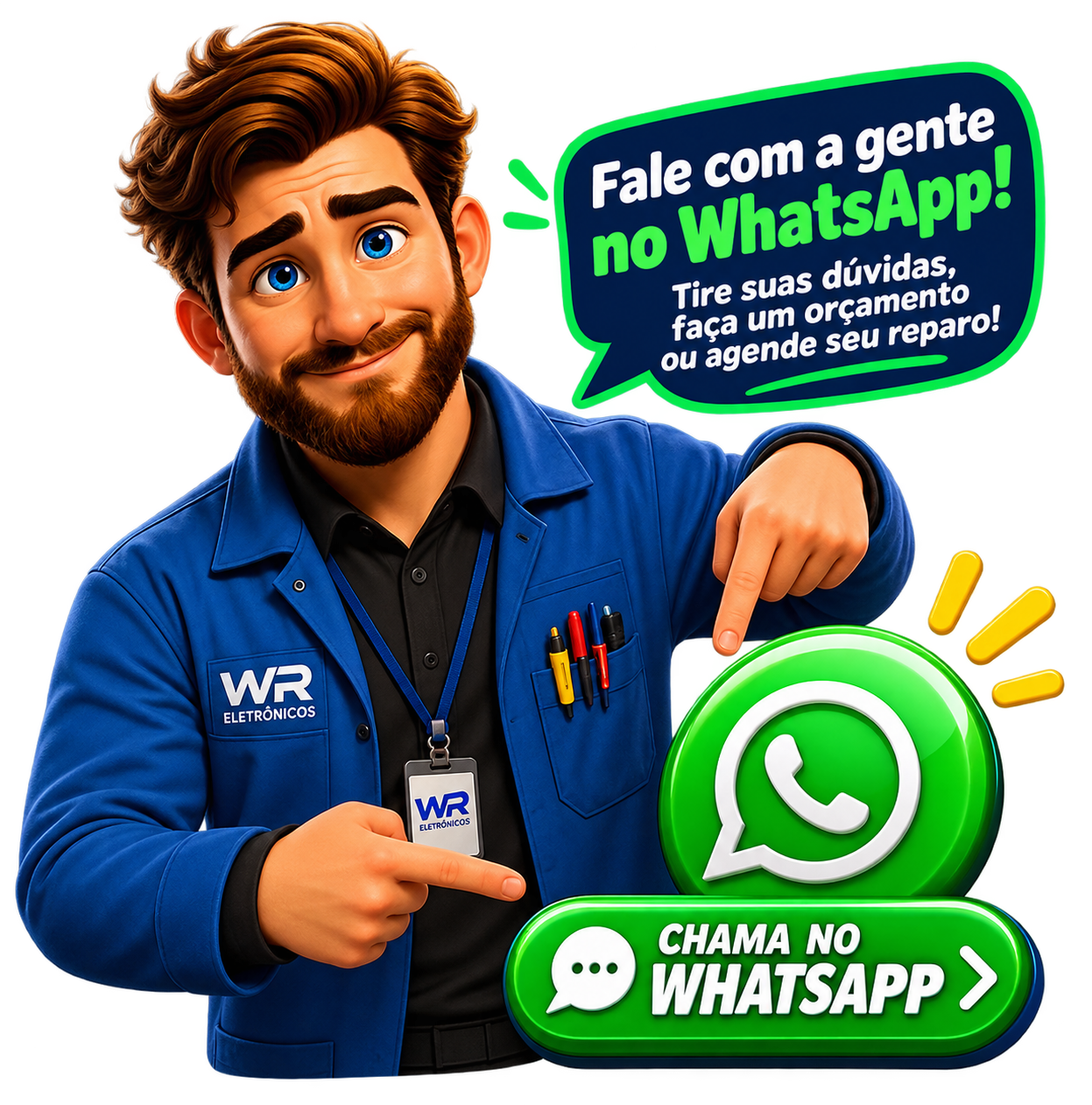 Fale com a WR Eletrônicos no WhatsApp