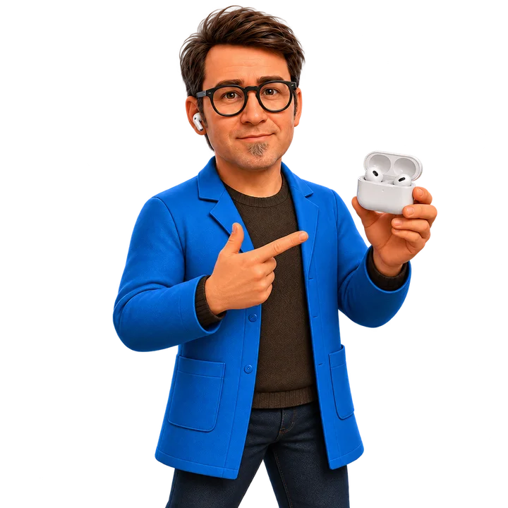 WagnerTech apresentando fones